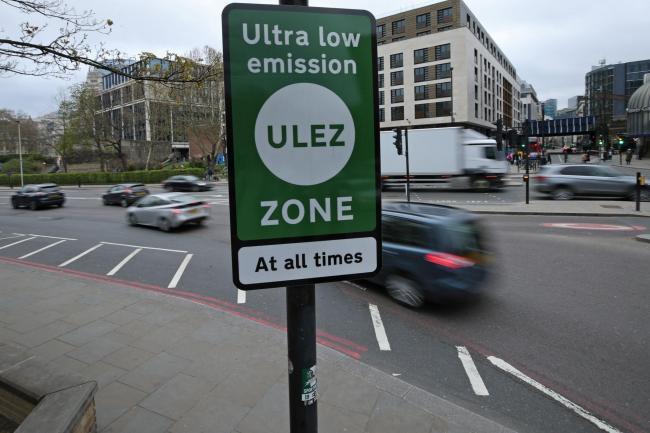 The Ultra Low Emission Zone was expanded last month. Credit: PA