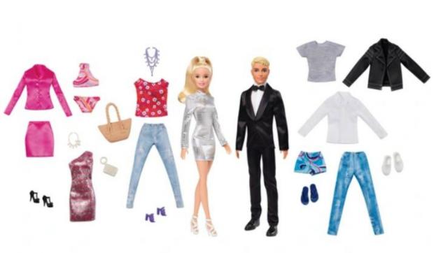Times Series: Barbie and Ken Dolls Fashion Set (Smyths Toys)