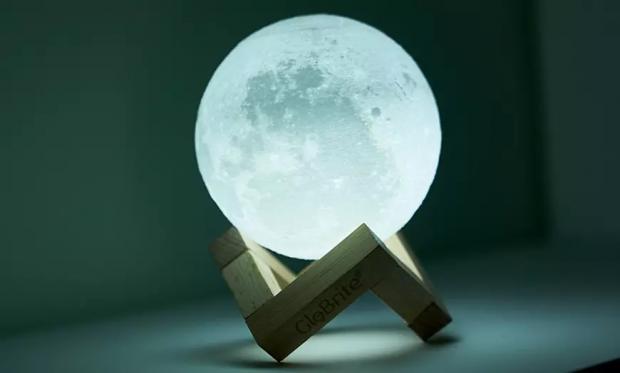 Times Series: Groupon have this Globrite Touch Control Colour-Changing Moon Lamp on a deal
