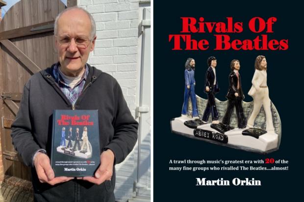 Martin Orkin, left,writer of Rivals of the Beatles