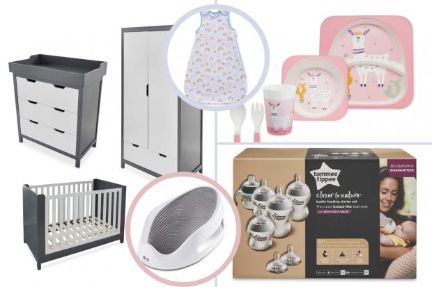 Times Series: Just some of the items available in the Aldi Specialbuys baby event (Aldi)