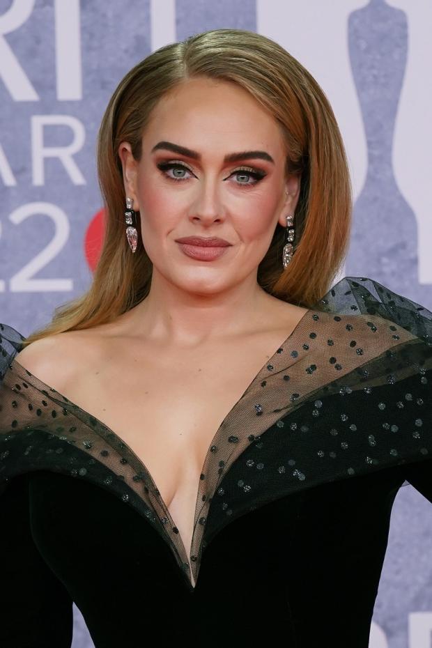 Times Series: Adele attending the Brit Awards 2022. Picture: PA