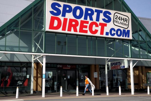 Times Series: Sports Direct store. Credit: PA