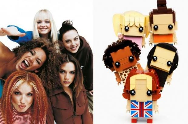 Times Series: Real Spice Girls vs LEGO Spice Girls. Credit: Rankin/ LEGO
