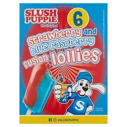 Times Series: Strawberry and Blue Raspberry fusion lollies. Credit: Iceland