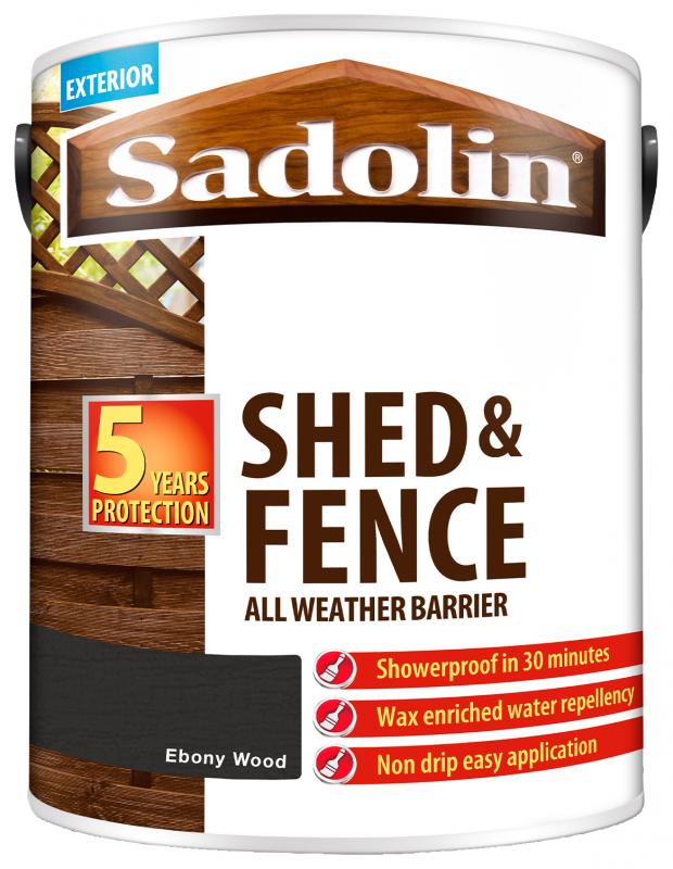 Times Series : Sadolin Shed & Fence All Weather Barrier 5L .  1 crédit
