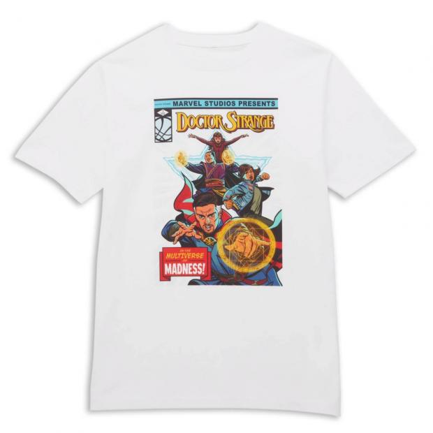 Times Series: Marvel Dr Strange Star Comic Oversized Heavyweight T-Shirt (Zavvi)