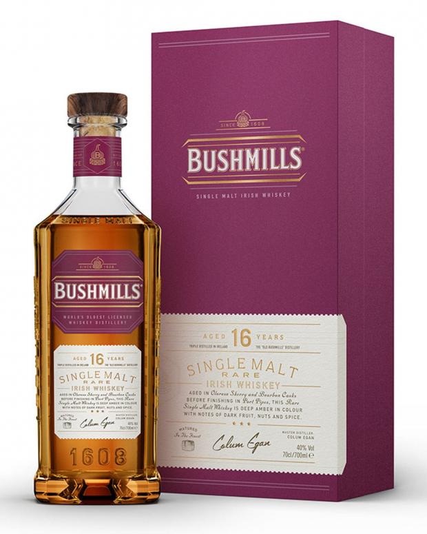 Times Series: Bushmills 16-Year-Old Three Wood Whiskey - Bushmills. Credit: The Bottle Club