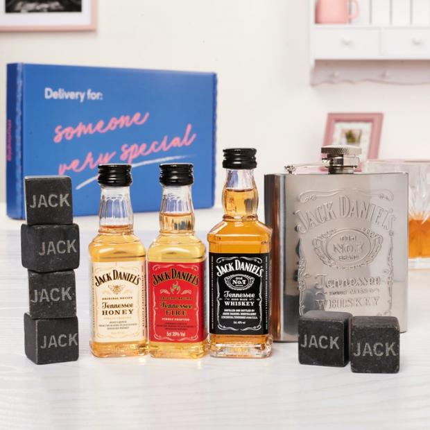 Times Series: Jack Daniels Letterbox Gift Set. Credit: Moonpig