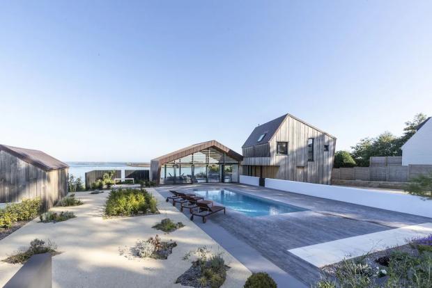 Times Series: Modern Villa with Stunning Sea Views, Pool, Jaccuzi - Brittany, France.  1 credit