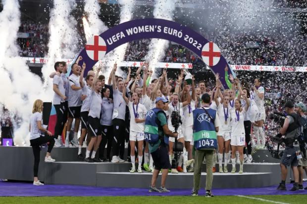 The Queen sends emotional message to England Lionesses after Women's Euros victory. (PA)