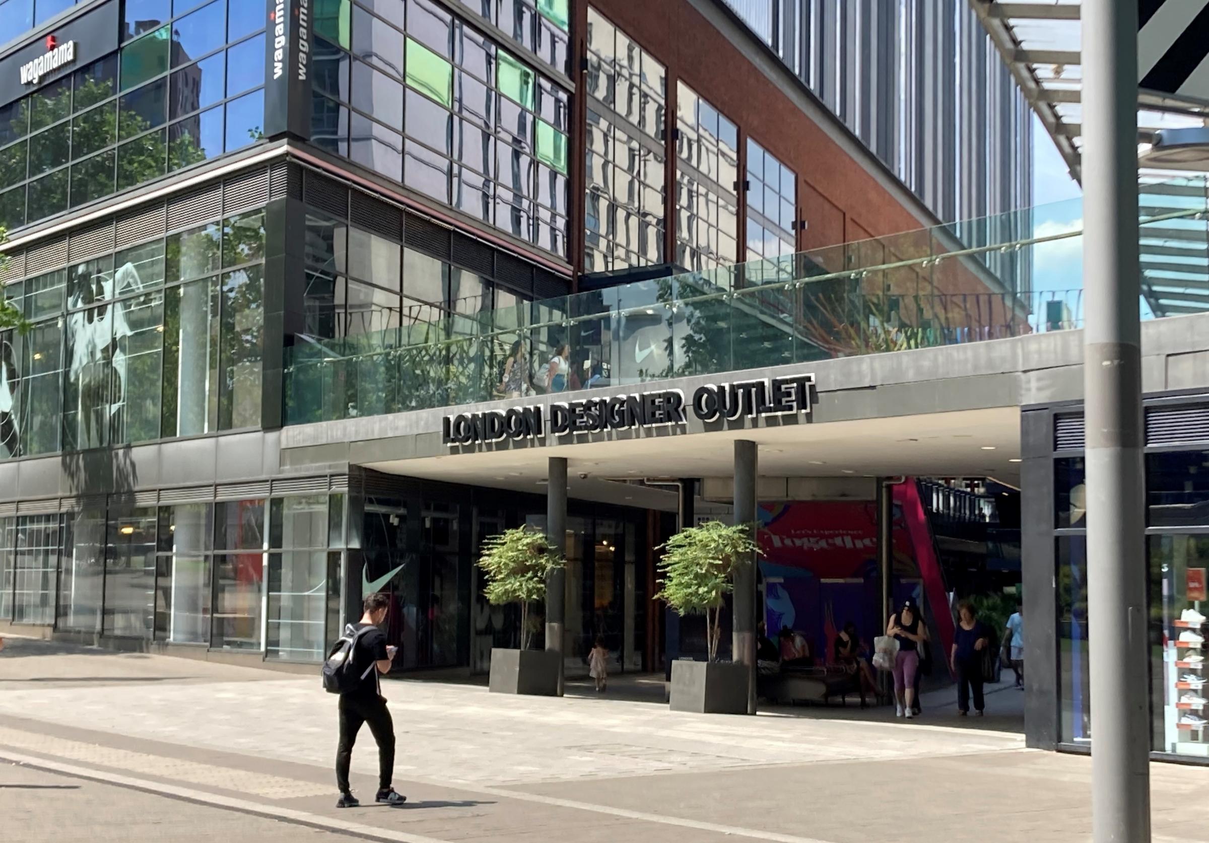 London Design Outlet. The London Design Outlet shopping centre is just a stones throw away. Image Credit: Grant Williams