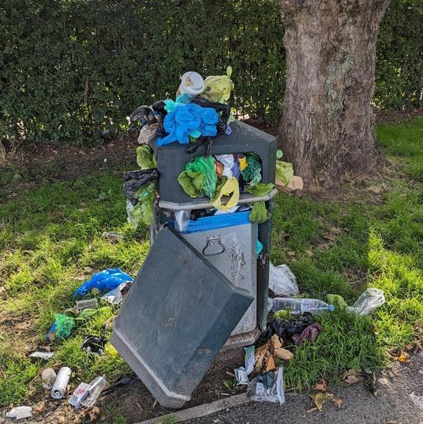 Colère face aux poubelles débordantes du terrain de loisirs de Willesden