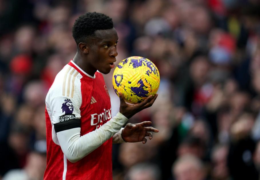 Fan-Ansicht: Arsenals Eddie Nketiah schafft es, zu beeindrucken