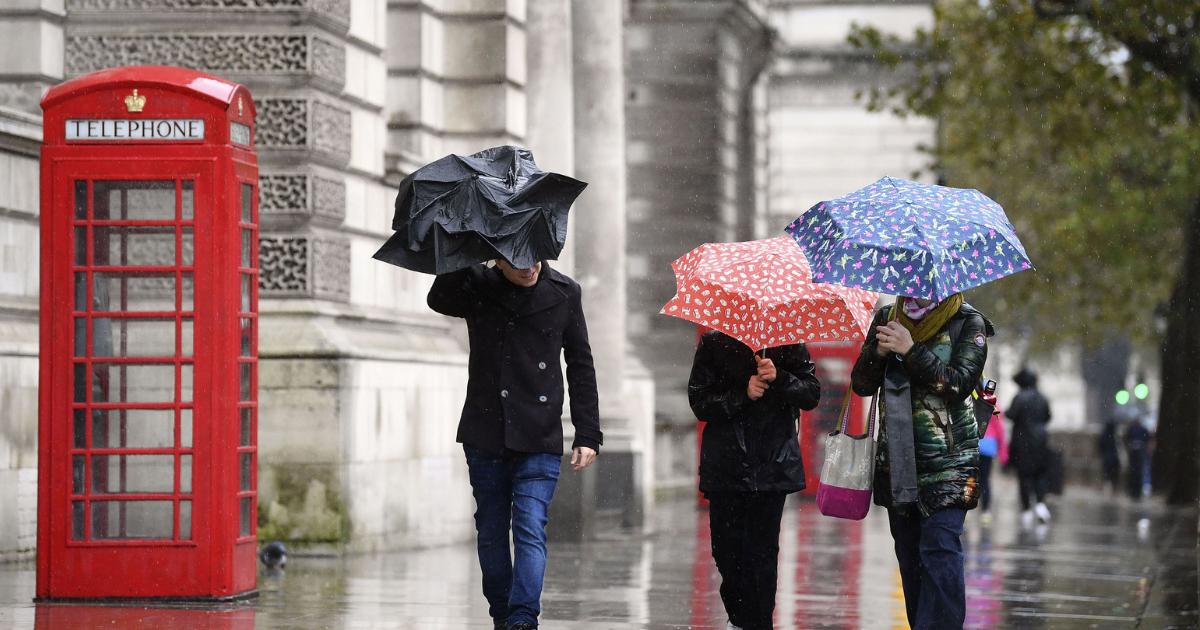 Prévisions météo horaires alors que Londres sera frappée par de la pluie toute la journée aujourd’hui