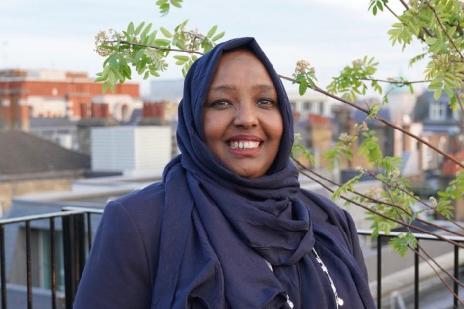Huda Mohamed, FGM-Hebamme des Whittington Hospital, erhält MBE