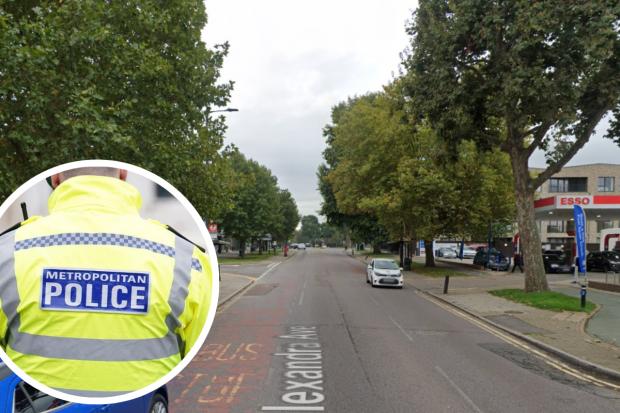 A crash between a motorcycle and a car left a man injured in Harrow this morning (March 2)