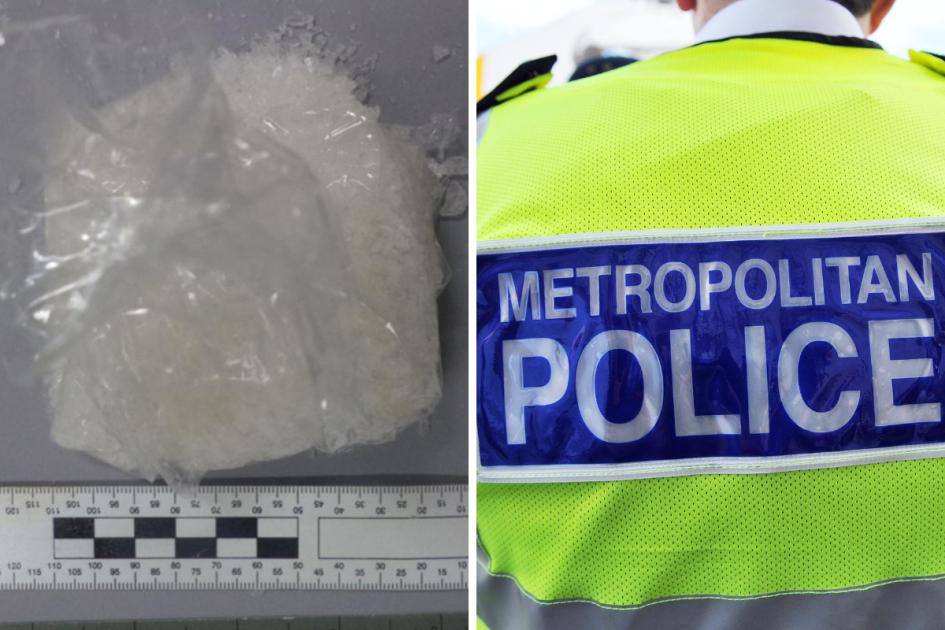 Un détective de la police du Met arrêté avec du crystal meth renvoyé
