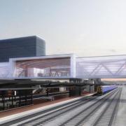 CGI of the new station in Brent Cross. Credit: Barnet Council