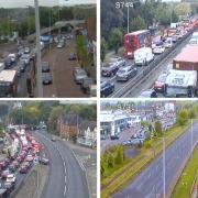 The roadworks on the A41 are causing traffic delays on the A41 and A1, pictured, as well as on local roads in the Edgware, Mill Hill, Borehamwood, and Elstree areas. Credit: Transport for London