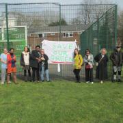 The plans to build on the green space sparked protests from local residents