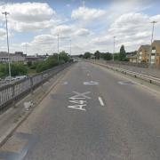 The A41 Brent Cross flyover, pictured, is having a weight limit imposed. Image: Google Street View