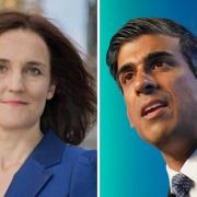 Chipping Barnet MP Theresa Villiers (left) questioned Prime Minister Rishi Sunak (right) about housing targets