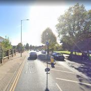 Preston Road in Wembley where a man crashed his car and died