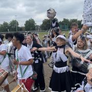 'CarnivAAL' parade on Hampstead Heath
