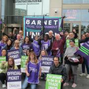 Mental health social workers staged the first of six days of planned strikes on Tuesday