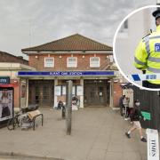 The incident took place outside Burnt Oak station