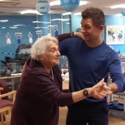 Strictly's Pasha Kovalev dancing with Holocaust survivor Miriam Freedman