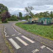 The dog was found close to a children's playground in Lordship Recreation Ground