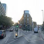 The crash happened at the junction between Pentonville Road and King's Cross Road