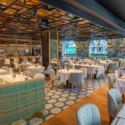 The restaurant was recently refurbished with fresh interiors adding a holiday vibe to the venue