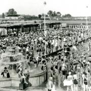 Pool resources: an open-air swimming complex opened by Finchley Council in 1932 had a restaurant, picnic area, two pools and a diving board, making it a summer hotspot