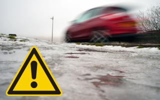 The Met Office has issued a yellow warning for ice, including in  North London