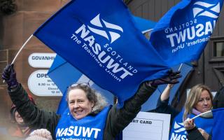 Picture shows NASUWT members in Scotland
