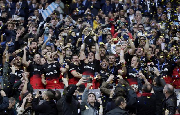 Mission accomplished: Saracens are the new champions of Europe. Picture: Action Images