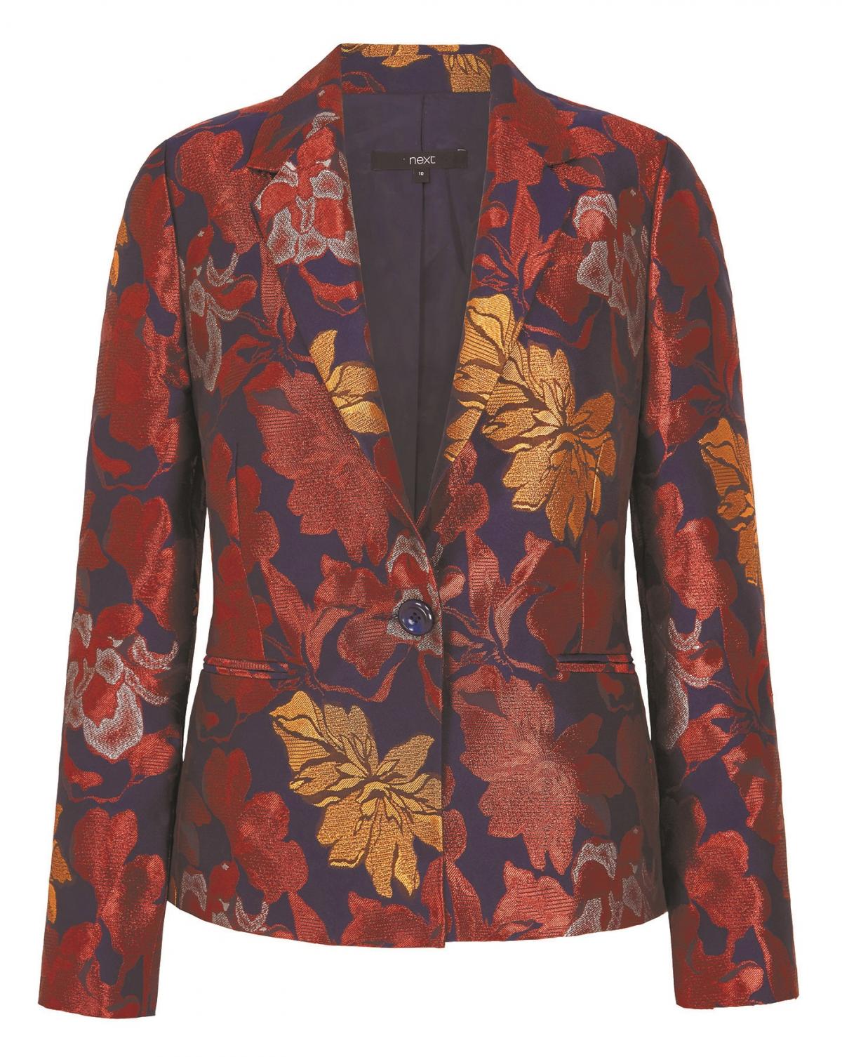 Next, Floral Jacquard Jacket, £65